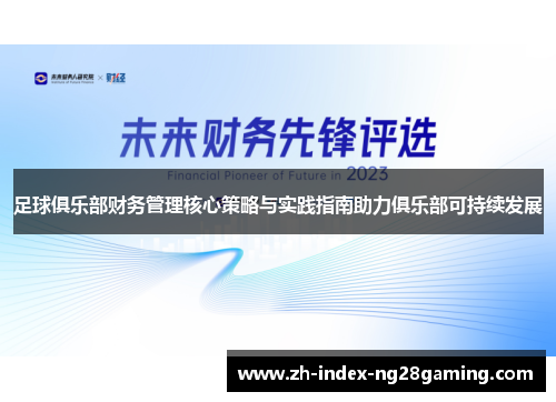 足球俱乐部财务管理核心策略与实践指南助力俱乐部可持续发展 足球俱乐部财务管理核心策略与实践指南助力俱乐部可持续发展